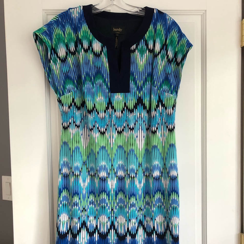 Bold pattern dress